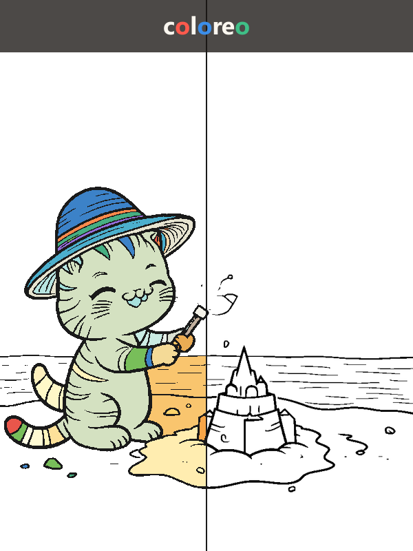 Mio Cat by the Sea