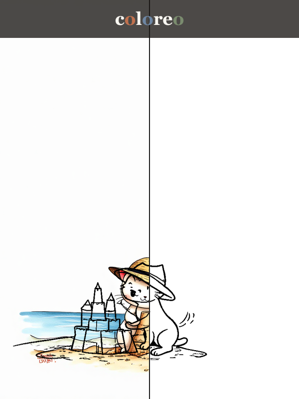 Kater Mio am Meer