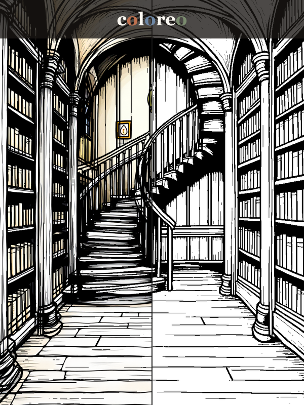 Die alte Bibliothek