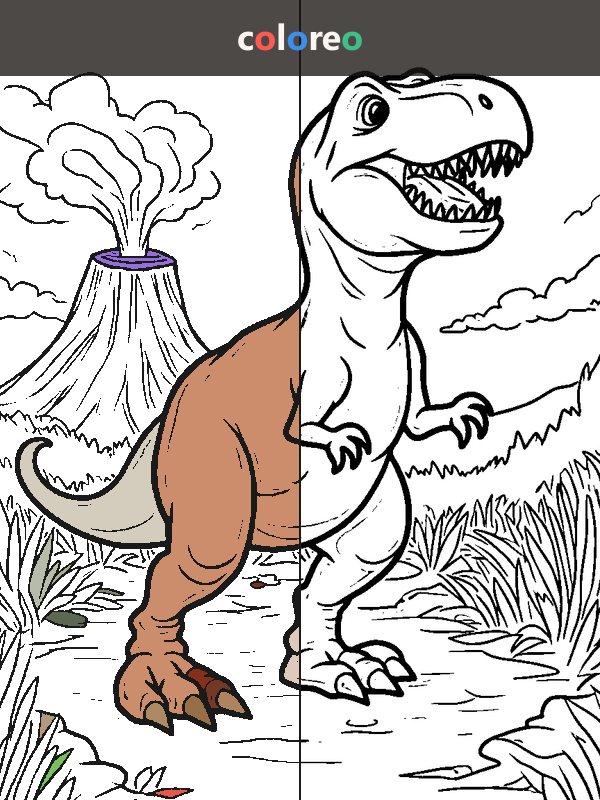 Dinos and Volcanoes