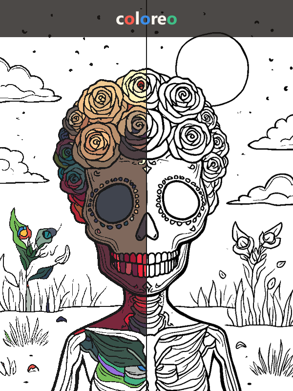 Skulls & Flowers