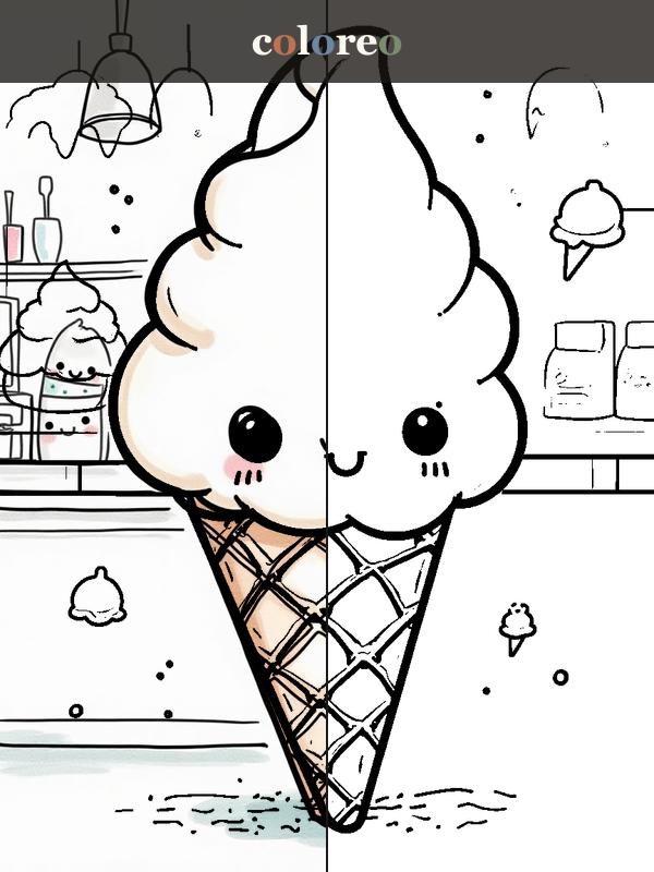 Kawaii-Eisdiele
