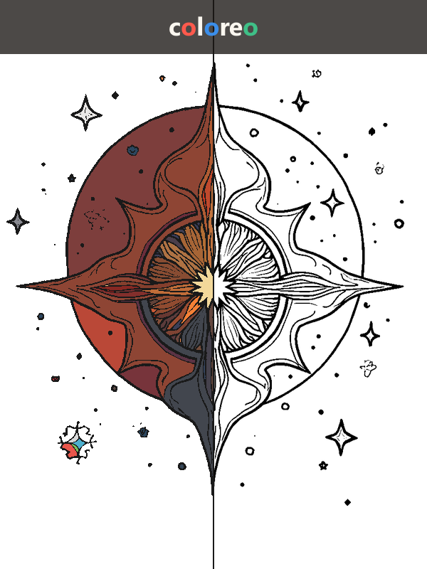 Mandalas der vier Elemente